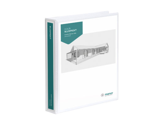 WHITE BLUPRINT FOLDER